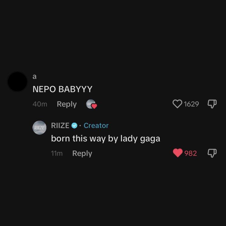  사진 / @riize_official 댓글 캡쳐