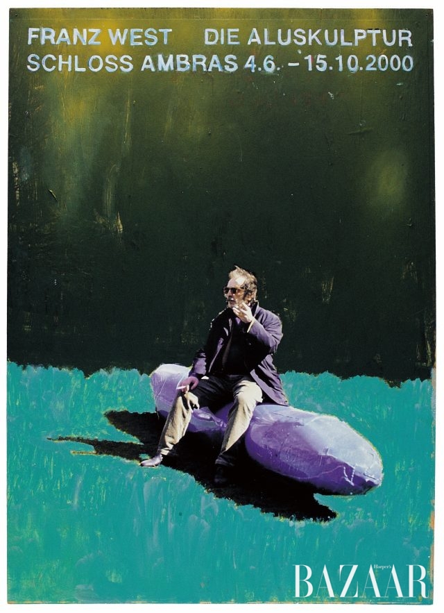 ‘Poster Project (The Aluminum sculpturel)’, 2000, 86×61.5cm, Collage and gouache on paper.