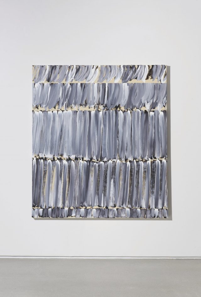 이건용, ‘Untitled’, 2018, 151×171cm, 캔버스 위에 연필과 아크릴.