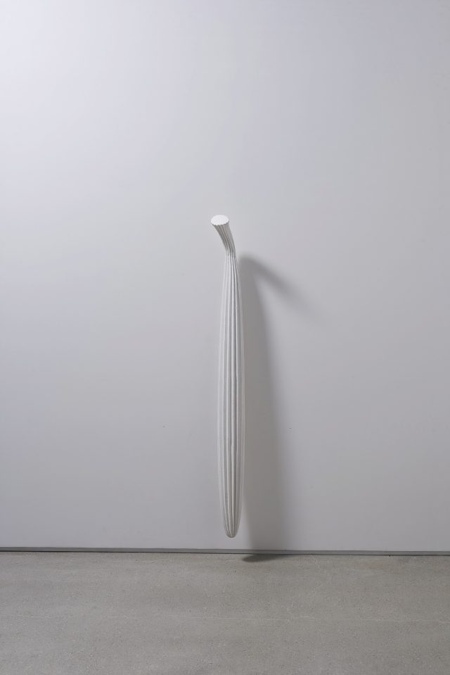 나점수, ‘Thinking Origined From Plants’, 2013, 165×15×15cm, 금속에 페인팅.