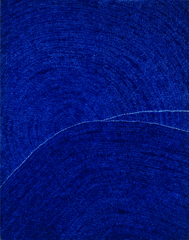 <하늘과 땅 24&ndash;Ⅸ&ndash;73 #320>, 1973, 캔버스에 유채, 263.4x206.2cm, 개인 소장. &copy; Whanki Foundation·Whanki Museum