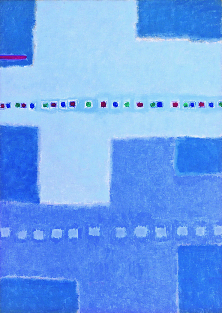 <북서풍 30&ndash;VIII&ndash;65>, 1965, 캔버스에 유채, 178x127cm, 개인 소장. &copy; Whanki Foundation·Whanki Museum