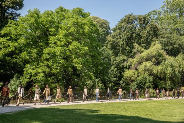 영화의 한 장면 같던 펜디의 피날레