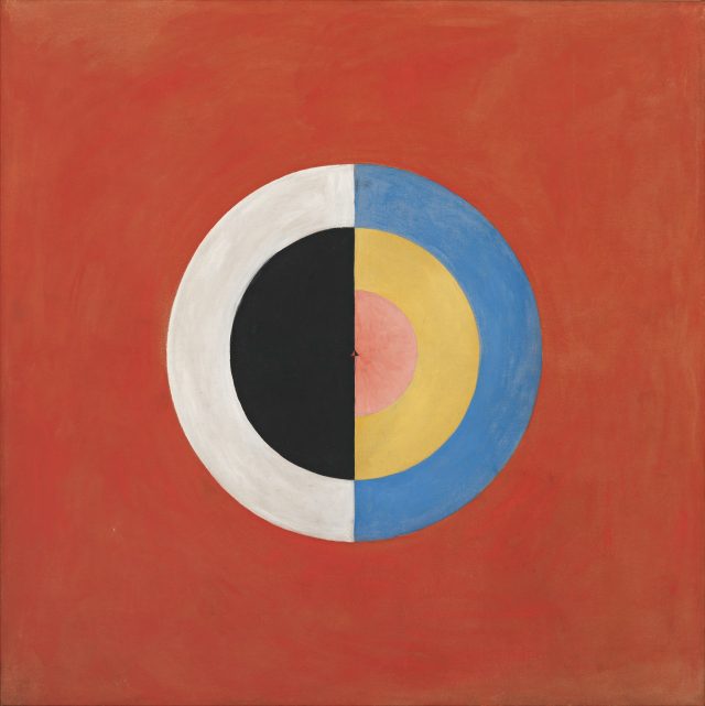 ‘Group IX/SUW, The Swan, No. 17’, 1915 from ‘The SUW/UW’ Series, 150.5×151cm, Oil on canvas.