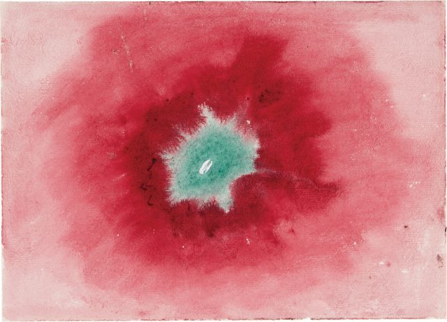 ‘Untitled’, 1920, from ‘On the Viewing of Flowers and Trees’, 17.9×25cm, Watercolor on paper.