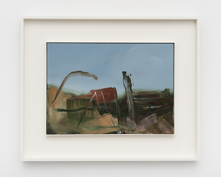 Gerhard Richter, <Abstraktes Bild(551-6)>, 1984, Öl auf Leinwand, 50x70cm, rückseitig nummeriert, signiert und datiert: 551-6, Courtesy of Efremidis Gallery