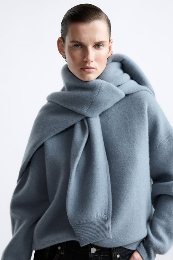 캐시미어 블렌드 스웨트셔츠, 36만원대 